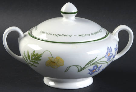 Wild Flowers Sugar Bowl & Lid