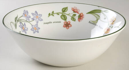 Wild Flowers 8" Round Vegetable Bowl