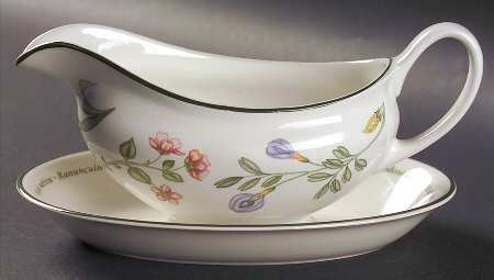 Wild Flowers Gravy Boat & Underplate