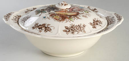 Windsor Fruit (Old Chelsea, Swirl Border) Round Covered Vegetable