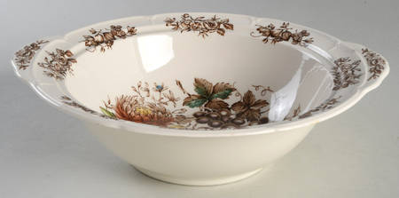 Windsor Fruit (Old Chelsea, Swirl Border) Round Vegetable No Lid
