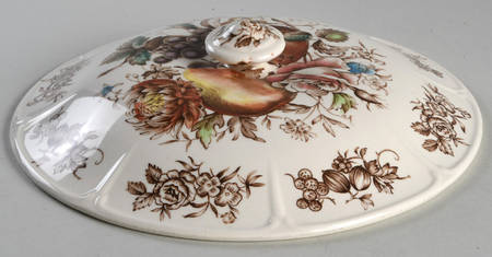 Windsor Fruit (Old Chelsea, Swirl Border) Lid for Round Vegetable