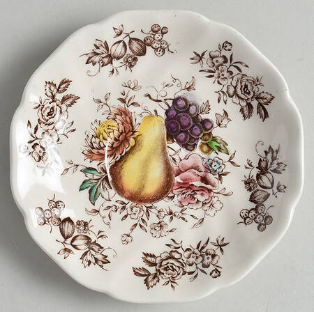 Windsor Fruit (Old Chelsea, Swirl Border) Saucer