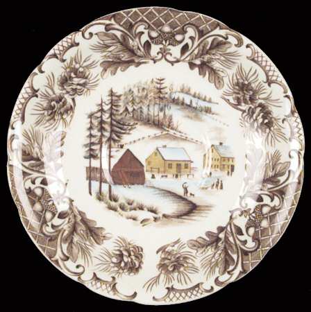 Winter Holiday Saucer