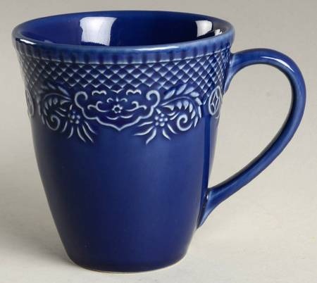 Willow Blue (Made in England, Earthenware, Newer) Accent Mug