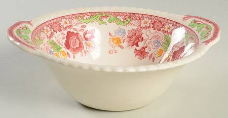 Winchester Pink (Rope Edge) Lugged Cereal Bowl