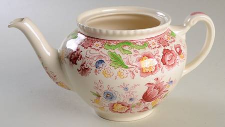 Winchester Pink (Rope Edge) Teapot No Lid