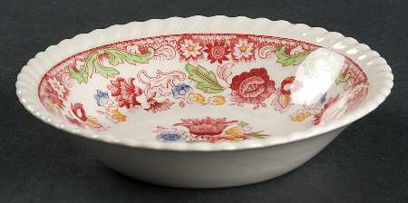 Winchester Pink (Rope Edge) Fruit/Dessert (Sauce) Bowl