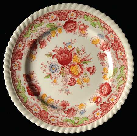 Winchester Pink (Rope Edge) Dessert/Pie Plate