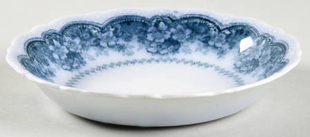 Wild Rose Blue Green Fruit/Dessert (Sauce) Bowl