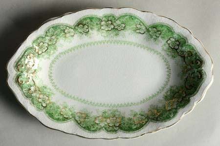 Wild Rose Green Relish/Gravy Underplate