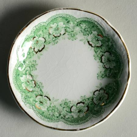 Wild Rose Green Butter Pat