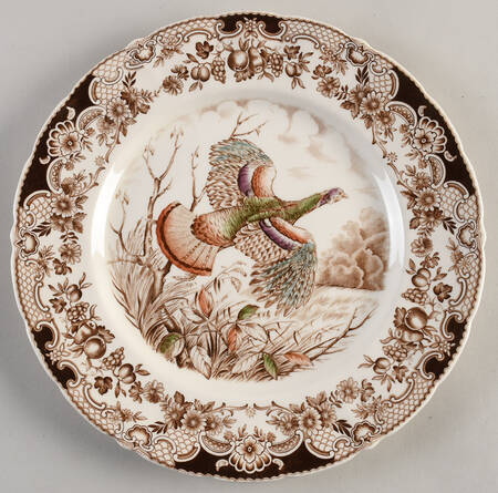 Wild Turkeys Green (Native American) by Johnson Brothers