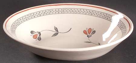 Zephyr 9" Oval Vegetable Bowl
