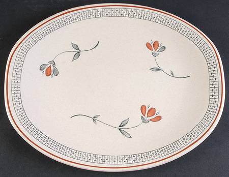 Zephyr 12" Oval Serving Platter