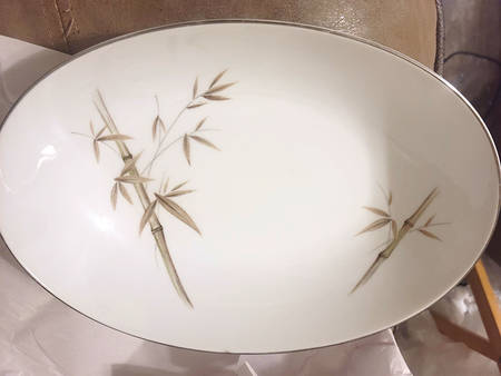 Bamboo 10" Oval Serving Platter