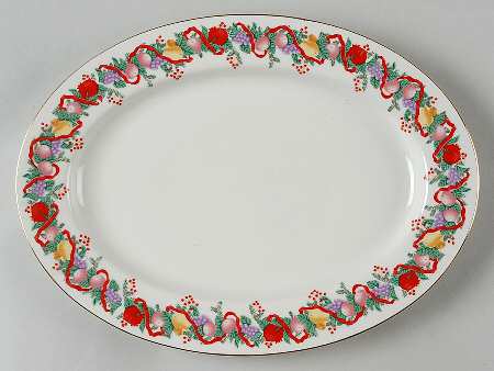 Cranberry Hill 12" Oval Serving Platter