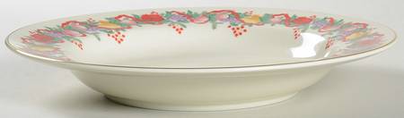 Cranberry Hill Rim Soup Bowl