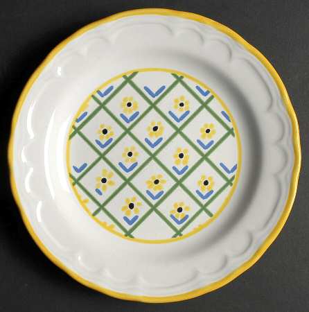 Black Eyed Susan Salad Plate