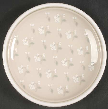 Chestnut Floral Salad Plate