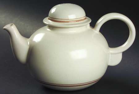 Country Cupboard Brown Teapot & Lid