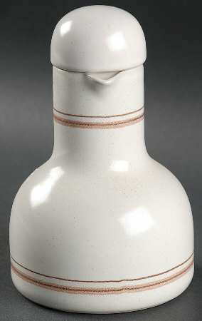 Country Cupboard Brown Oil Or Vinegar Cruet and Stopper