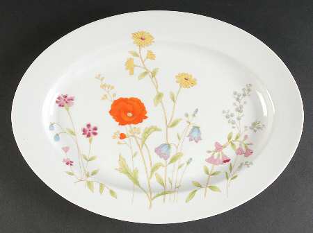 English Garden 14" Oval Serving Platter