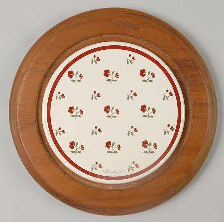 Libbies Love Wood Base Cheese Dish, Base Only