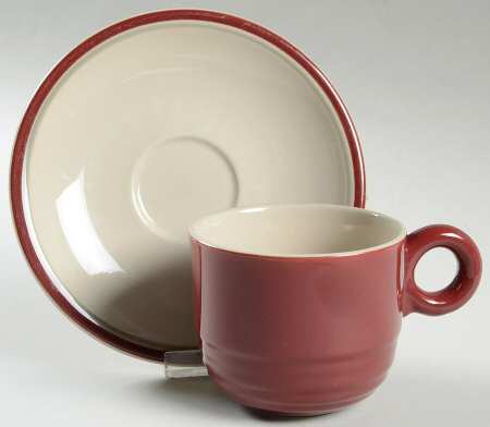 Libbies Love Flat Cup & Saucer Set