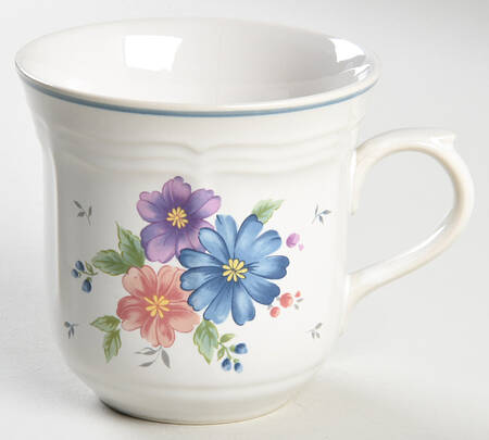 Provincial Bouquet Flat Cup