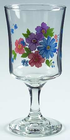 Provincial Bouquet 10 Oz Glassware Goblet