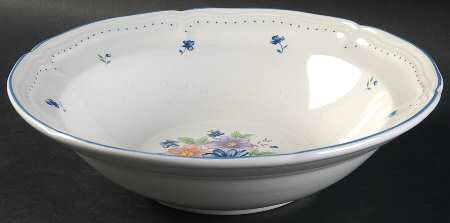 Provincial Bouquet 9" Round Vegetable Bowl