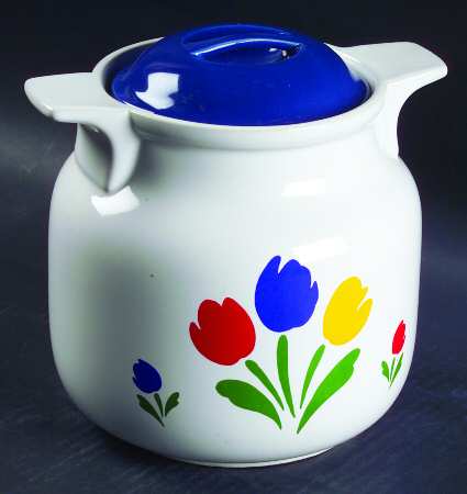 Tulip Tyme Bean Pot & Lid