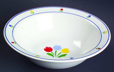 Tulip Tyme Rim Cereal Bowl