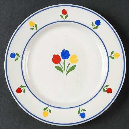 Tulip Tyme Bread & Butter Plate
