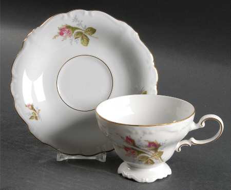 Antoinette Footed Cup & Saucer Set