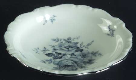Blue Bouquet Platinum Fruit/Dessert (Sauce) Bowl