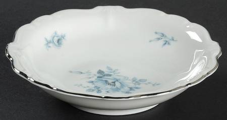 Blue Bouquet Platinum Fruit/Dessert (Sauce) Bowl
