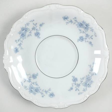 Blue Garland (Bavaria Backstamp) Saucer for Cream Soup Bowl