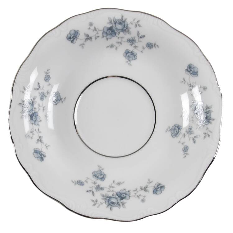 Blue Garland (Bavaria Backstamp) Saucer for Footed Cup
