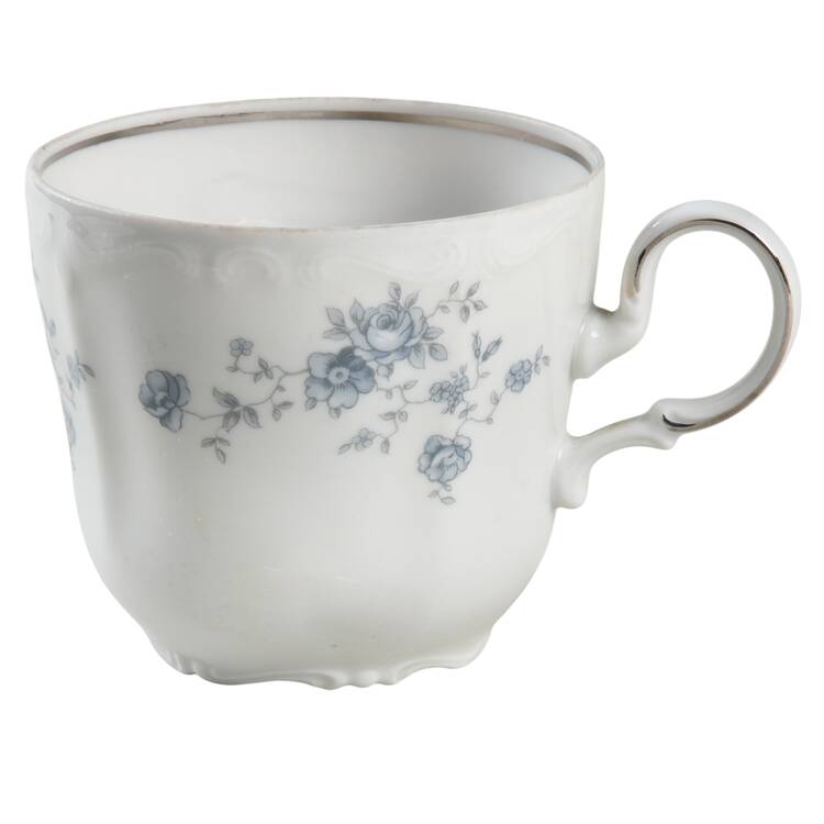 Blue Garland (Bavaria Backstamp) Flat Cup