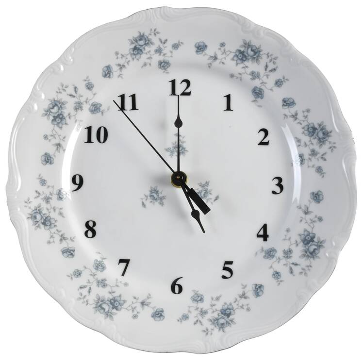 Blue Garland (Bavaria Backstamp) 1-2" depth  Clock Plate HC
