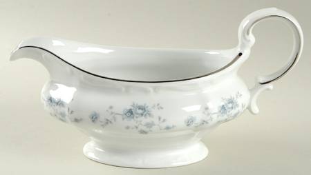 Blue Garland (Bavaria Backstamp) Gravy Boat