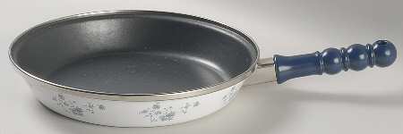 Blue Garland (Bavaria Backstamp) 10" Non Stick Skillet No Lid