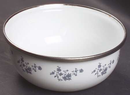 Blue Garland (Bavaria Backstamp) Small Metal Mixing Bowl