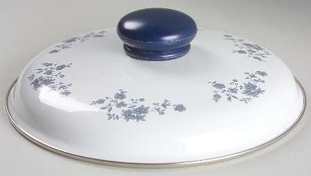 Blue Garland (Bavaria Backstamp) Lid for 8" Metal Skillet