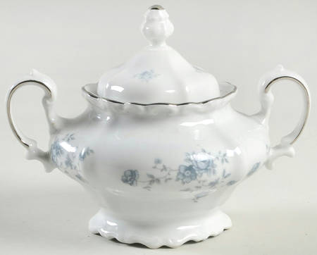 Blue Garland (Thailand Traditions) Sugar Bowl & Lid