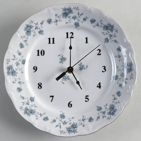 Blue Garland (Thailand Traditions) 1-2" depth  Clock Plate HC