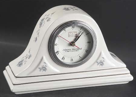 Blue Garland (Thailand Traditions) Mantel Clock