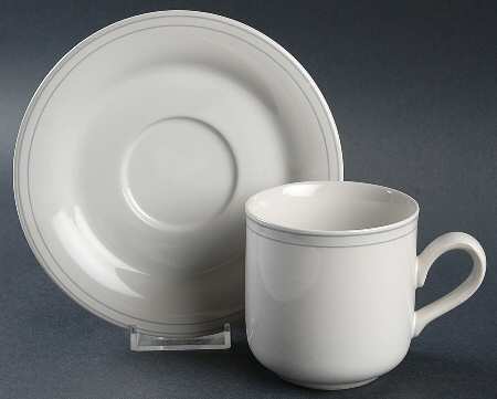 Blue Rhapsody Flat Cup & Saucer Set